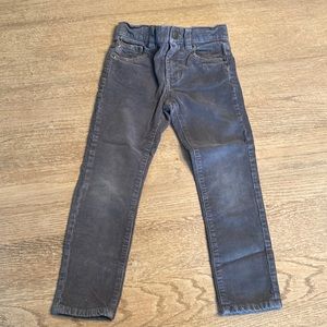 Crewcuts size 5 gray corduroy stretch pants